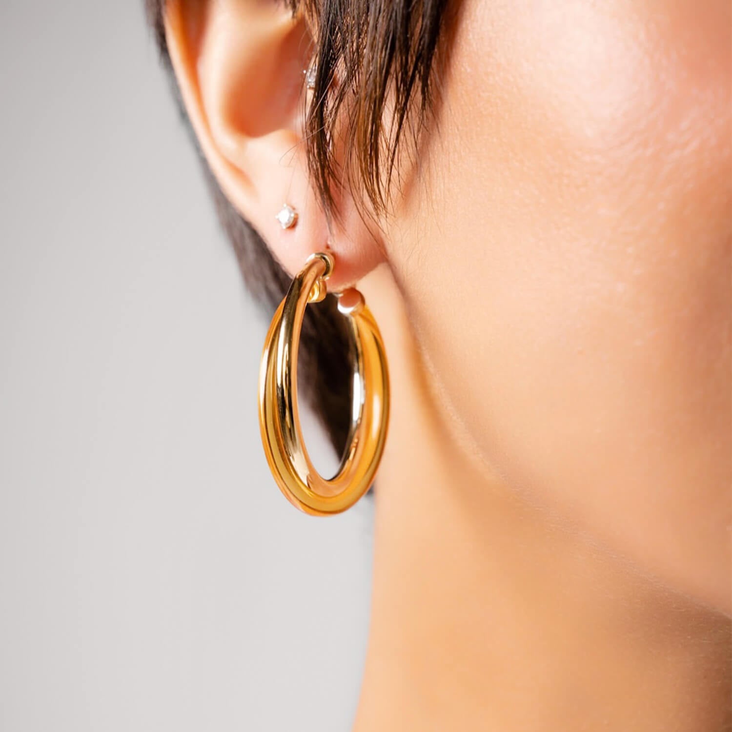 Honey Crossover Hoops