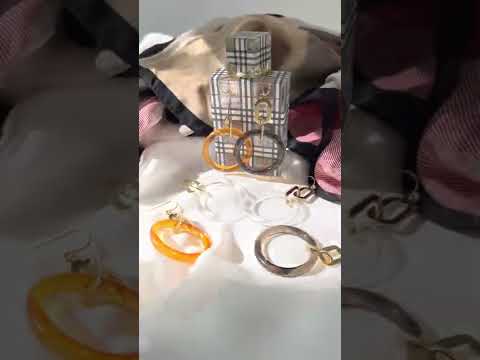 drop link earrings video