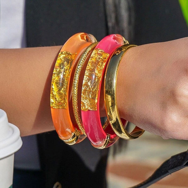 lucite bracelets