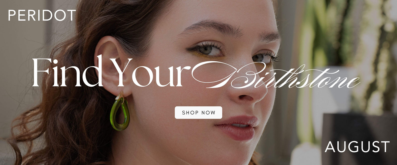 august peridot birthstone banner