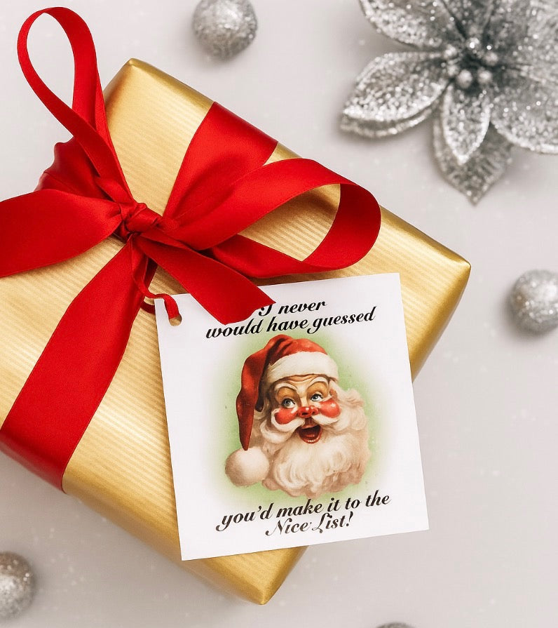 Holiday Gift Tags - Nice List