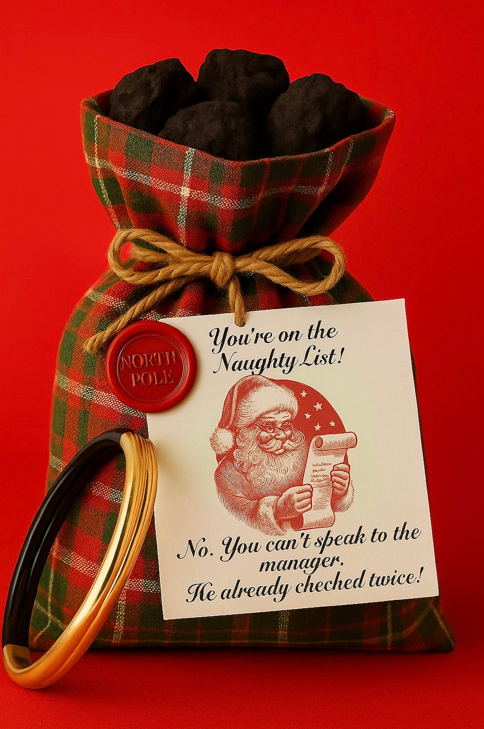 Holiday Gift Tags - Naughty List