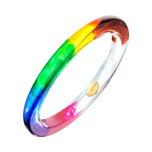 TIE DYE LUCITE BANGLE