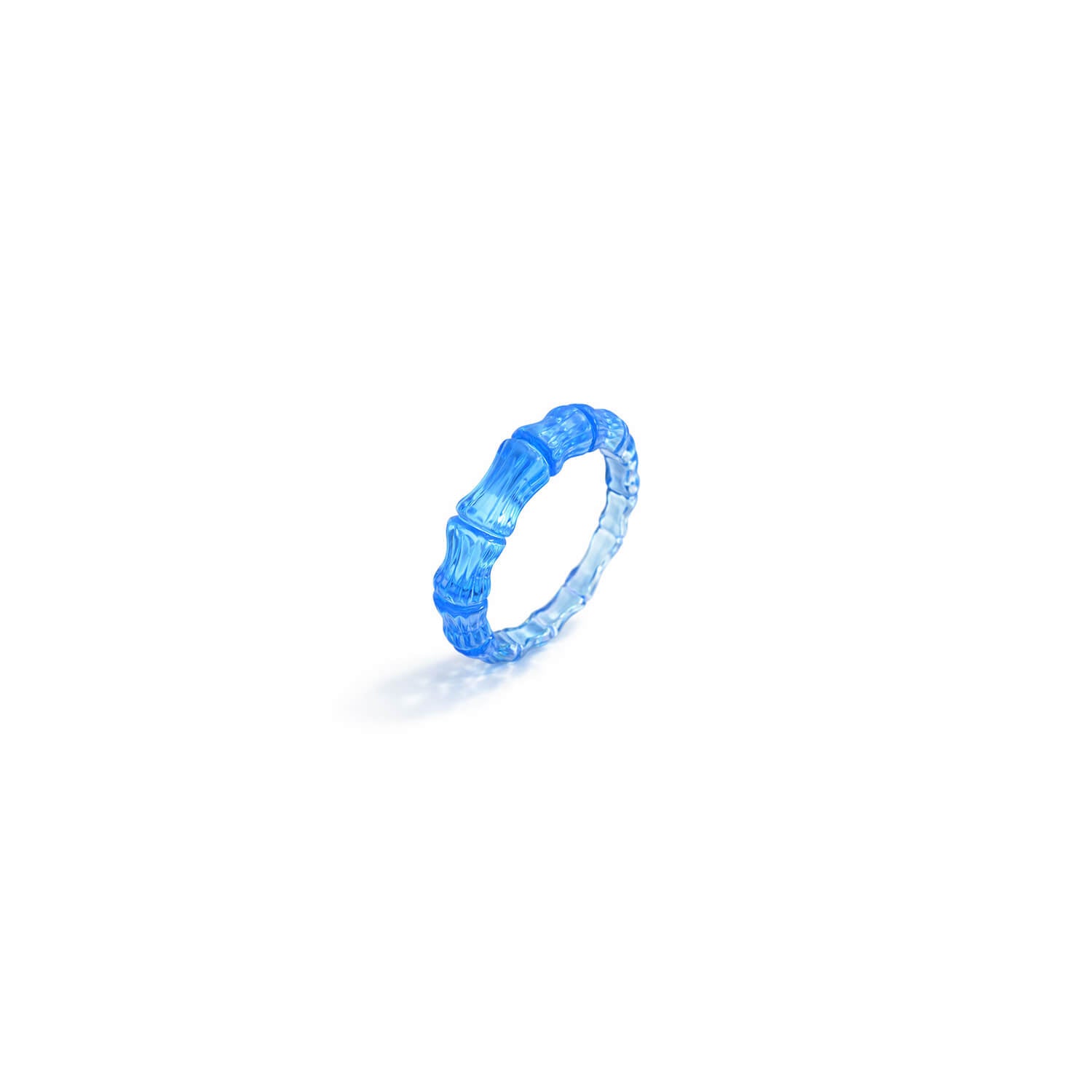 Blue ring on a white background