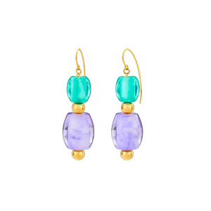 drop and dangle handmade bead earrings