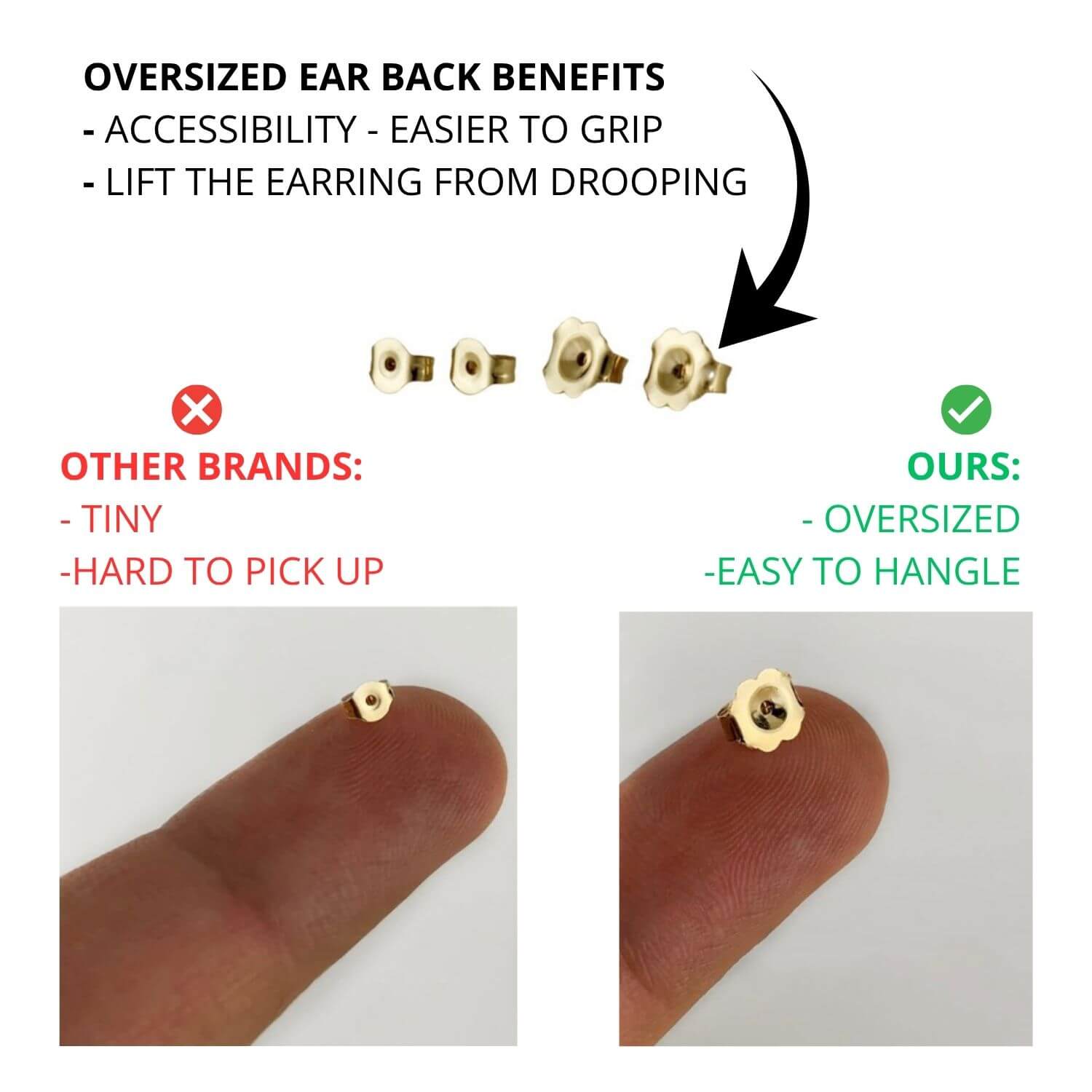 Small Illusion Inside Out Lucite Hoop Earrings