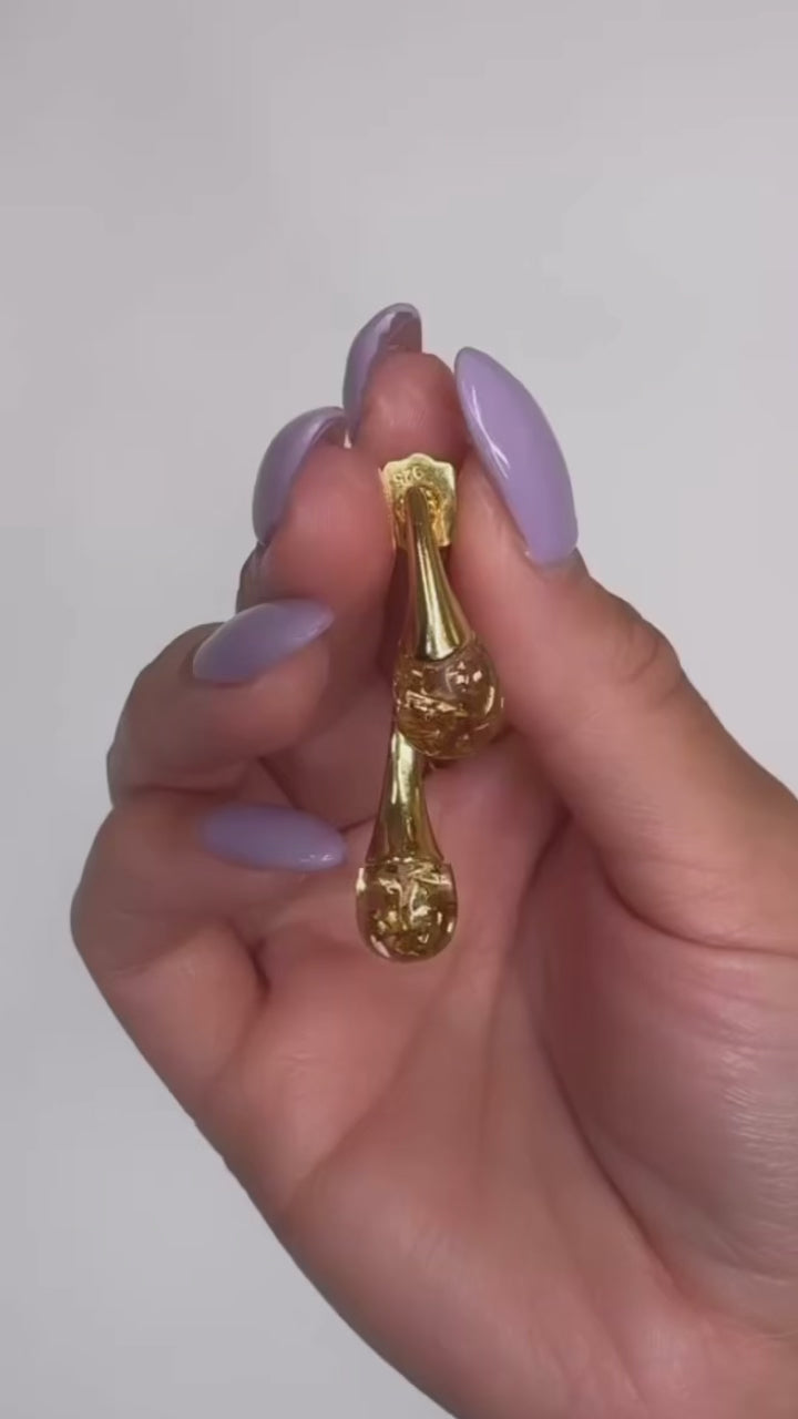 Interchangeable Double Drop Earrings