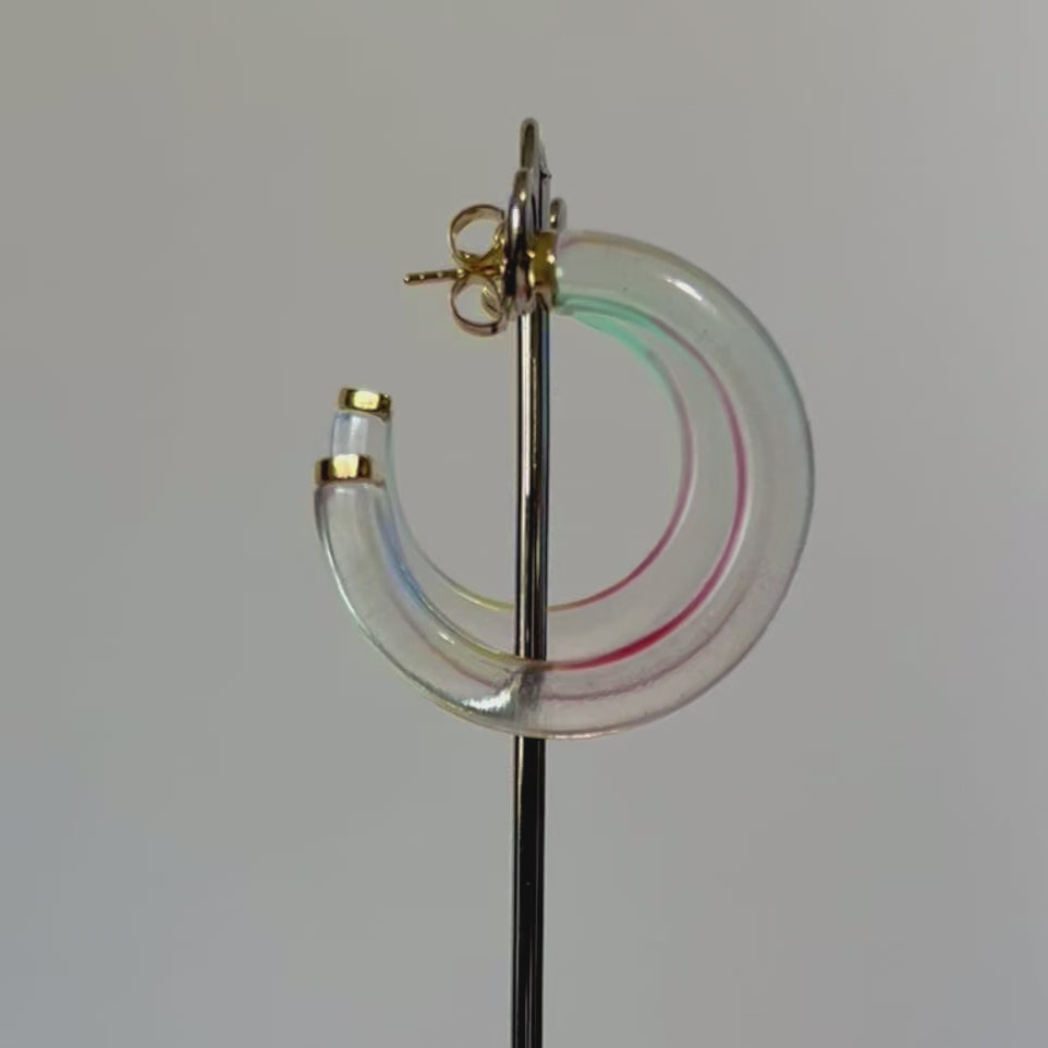 Mermaid Lucite Hoops