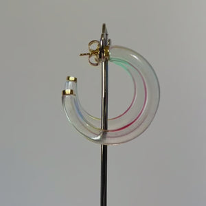 Mermaid Lucite Hoops