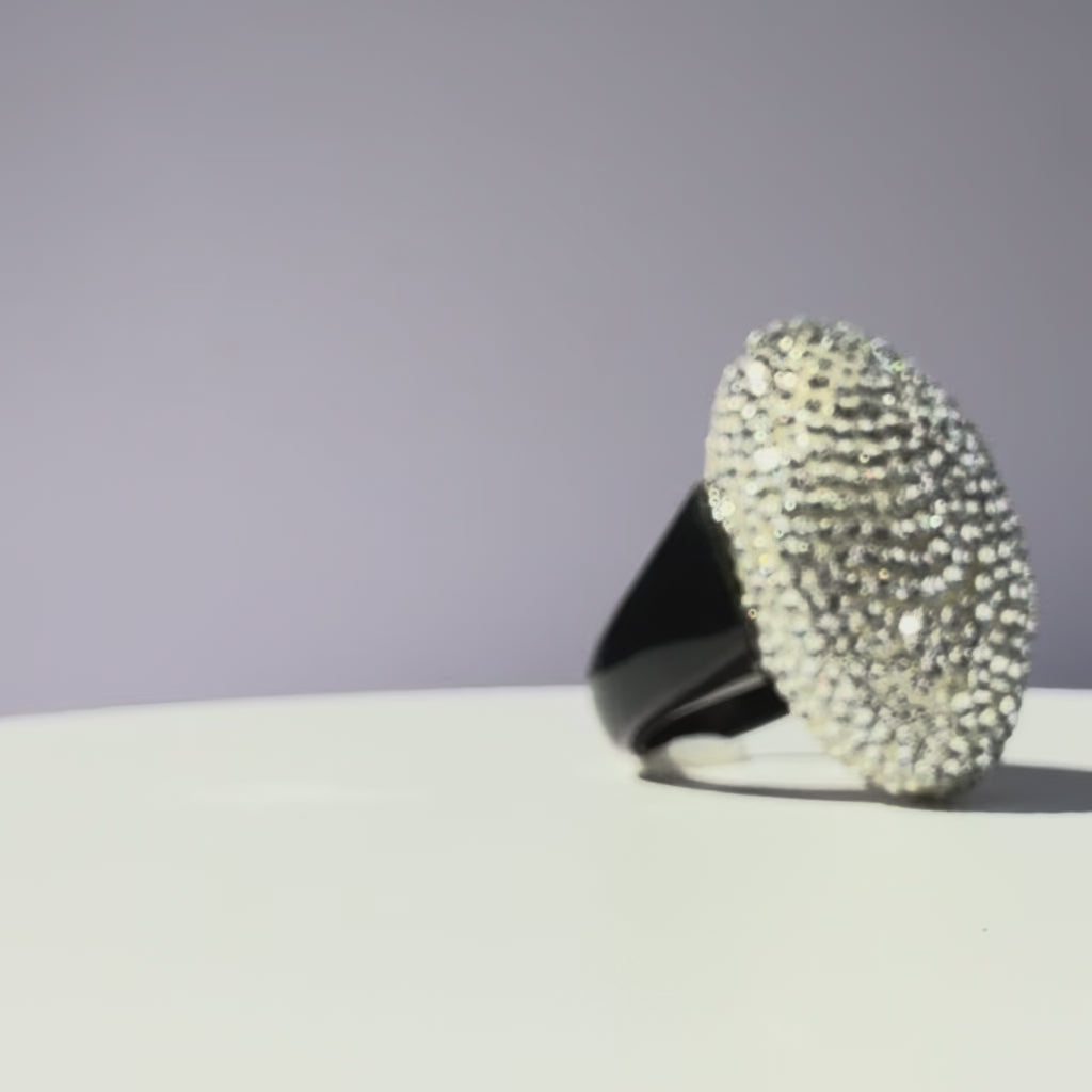 Crystal Marquise Dome Ring