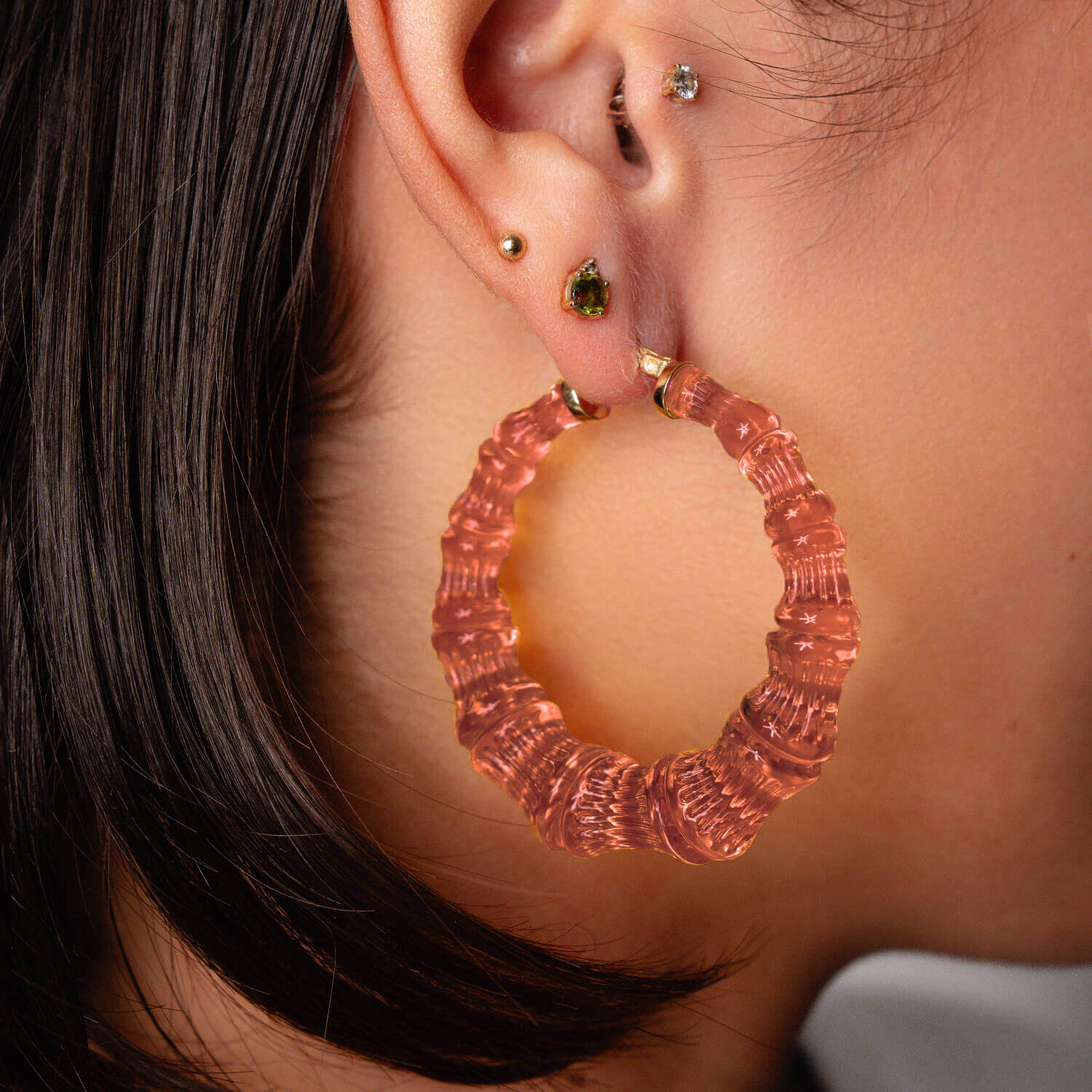 Bamboo Hoop on Model