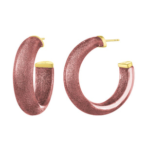 Brown Cocoa Hoops