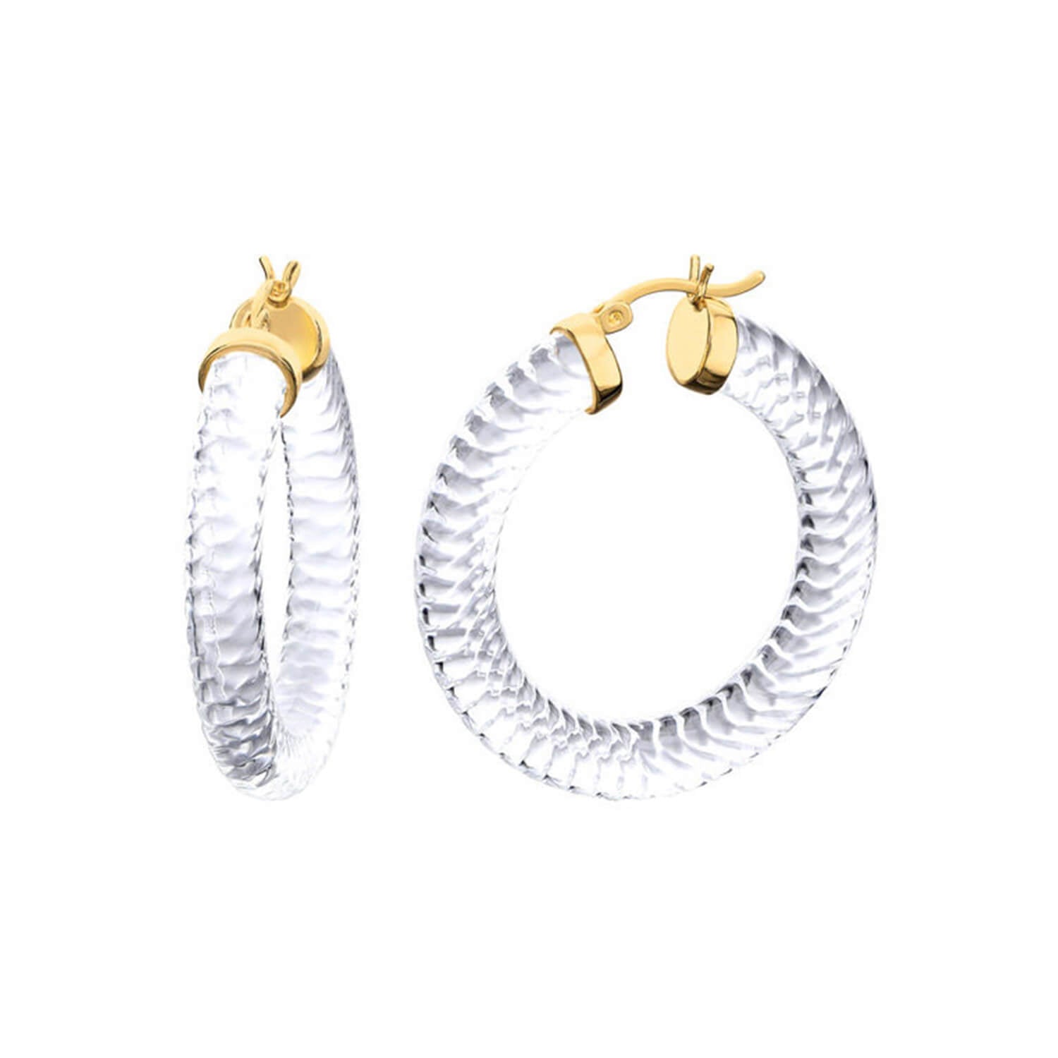 Clear Lucite Cable hoops