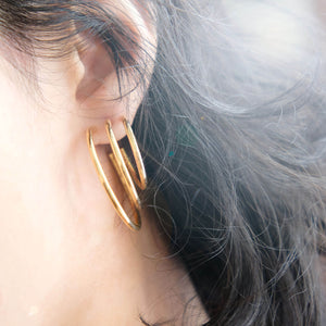 Large Triple Hoops