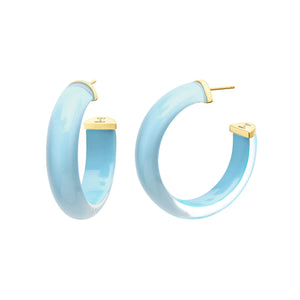 Ice Blue Hoops