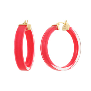 Red Illusion Hoops