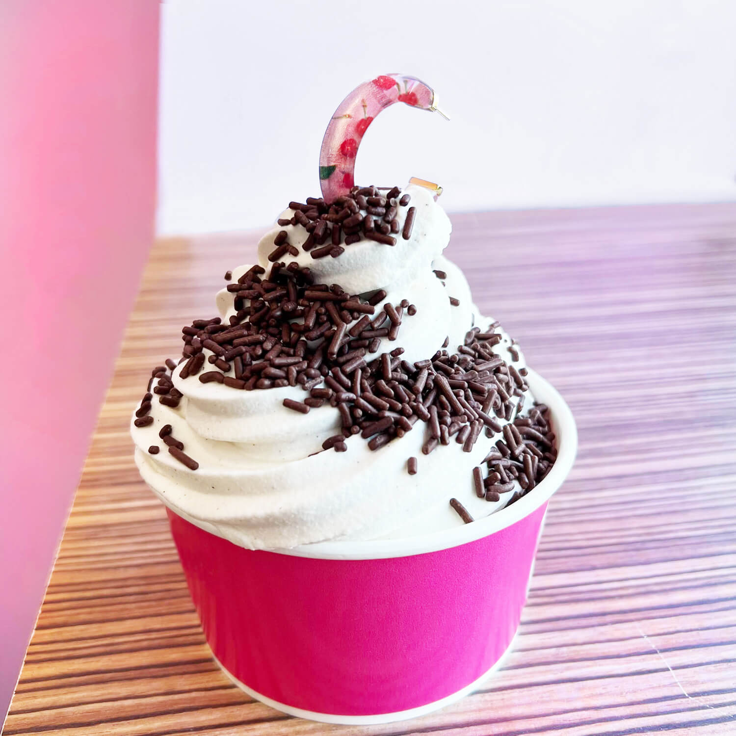 Cherry on Top Ice cream Hoops