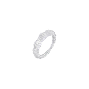 clear bamboo ring