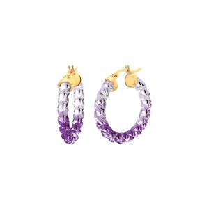 ROPE HOOPS IN PURPLE