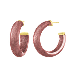 Brown Cocoa Hoops