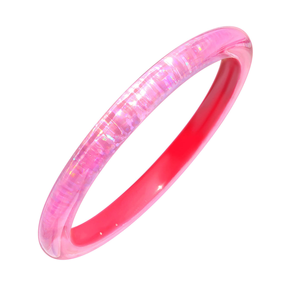 SAMPLE SALE - Disco Slip On Lucite Bangle
