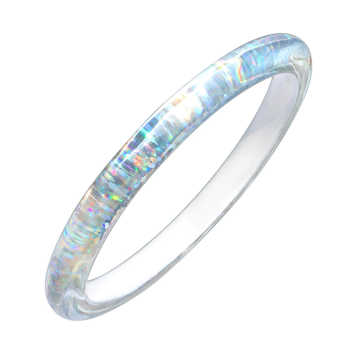 SAMPLE SALE - Disco Slip On Lucite Bangle