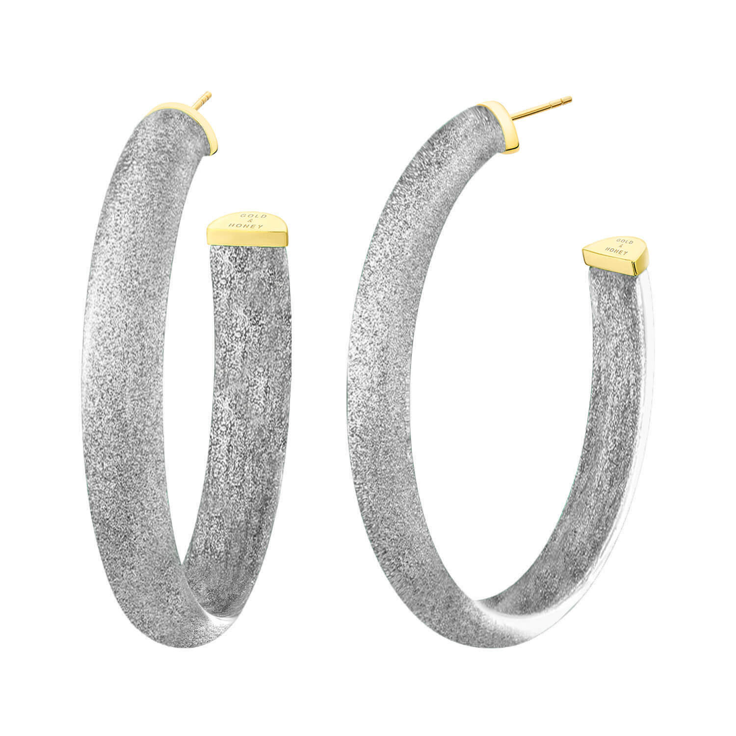 Silver Pixie Oval Hoops
