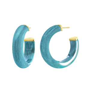 Teal Hoops